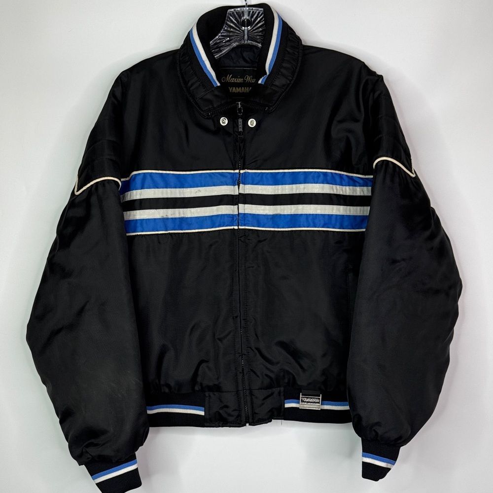 Vintage Yamaha Black Thinsulate Women's Jacket Size Large